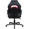 Global Industrial Racing/Gaming Chair, Mid Back, Synthetic Leather, Black/Red 695854RD - alternate 3